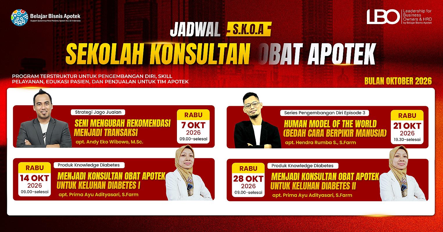 SEKOLAH KONSULTAN OBAT APOTEK